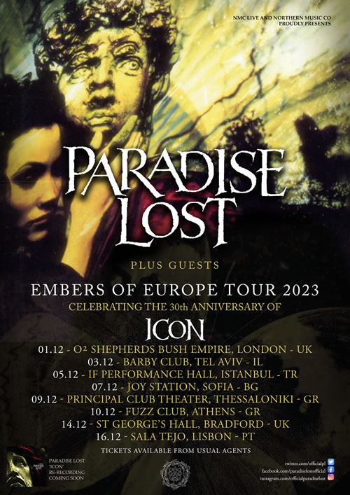 Tour poster for December 2023 